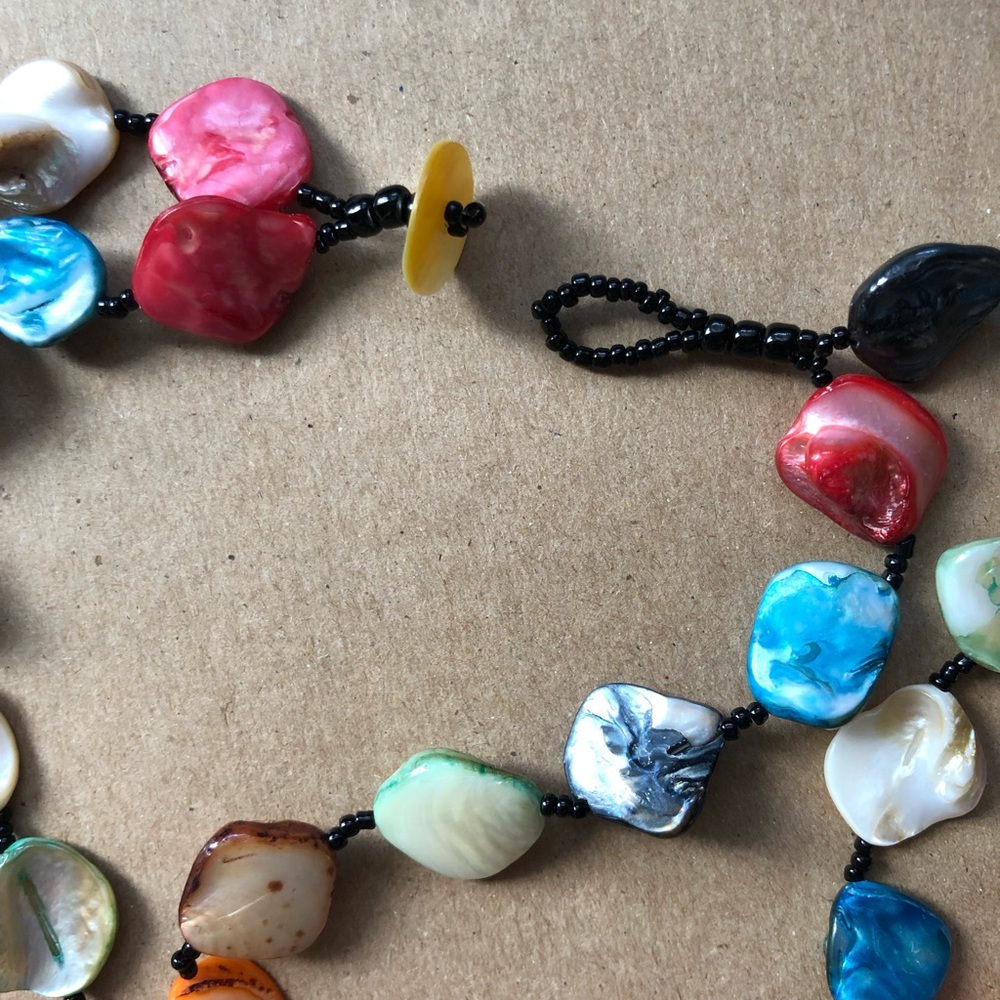 Unique vintage stone necklace 🗃️ - Picture 4 of 9